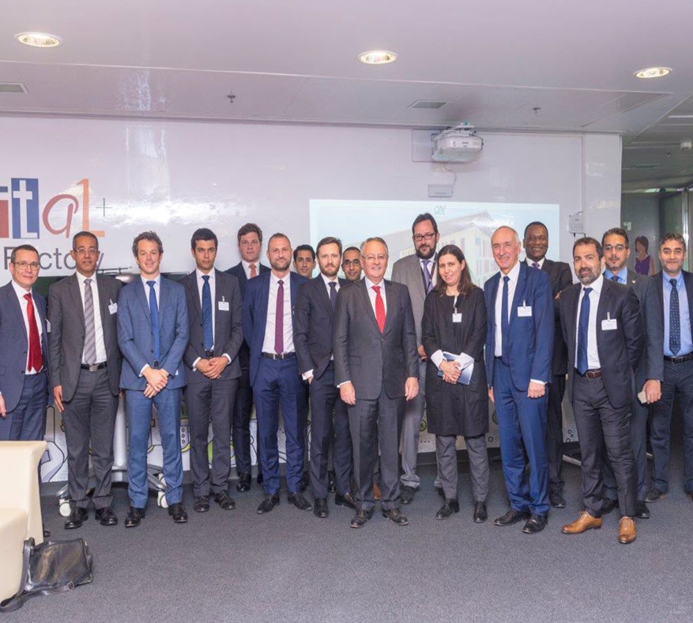 MEDEF delegation visits Credit Agricole Egypt during its mission in Egypt