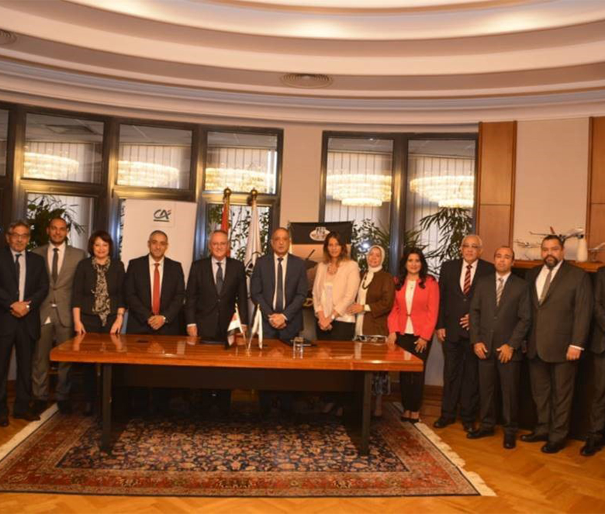 Crédit Agricole Egypt and Petroleum Air Services sign a credit facility agreement for the purchase of an aircraft